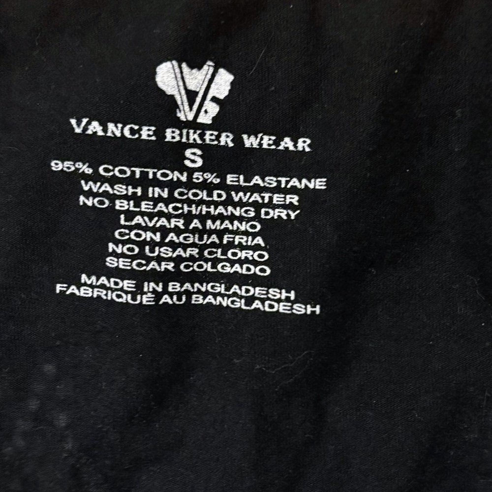 Vintage Y2k Vance Biker Wear Tank Top Womans S Full Zip Double Sided Rhinestone - Picture 2 of 13